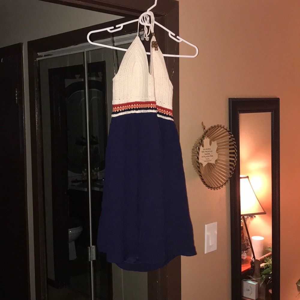 Strapless summer dress